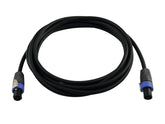 Psso Speaker Cable Speakon 4X2.5 15M Bk